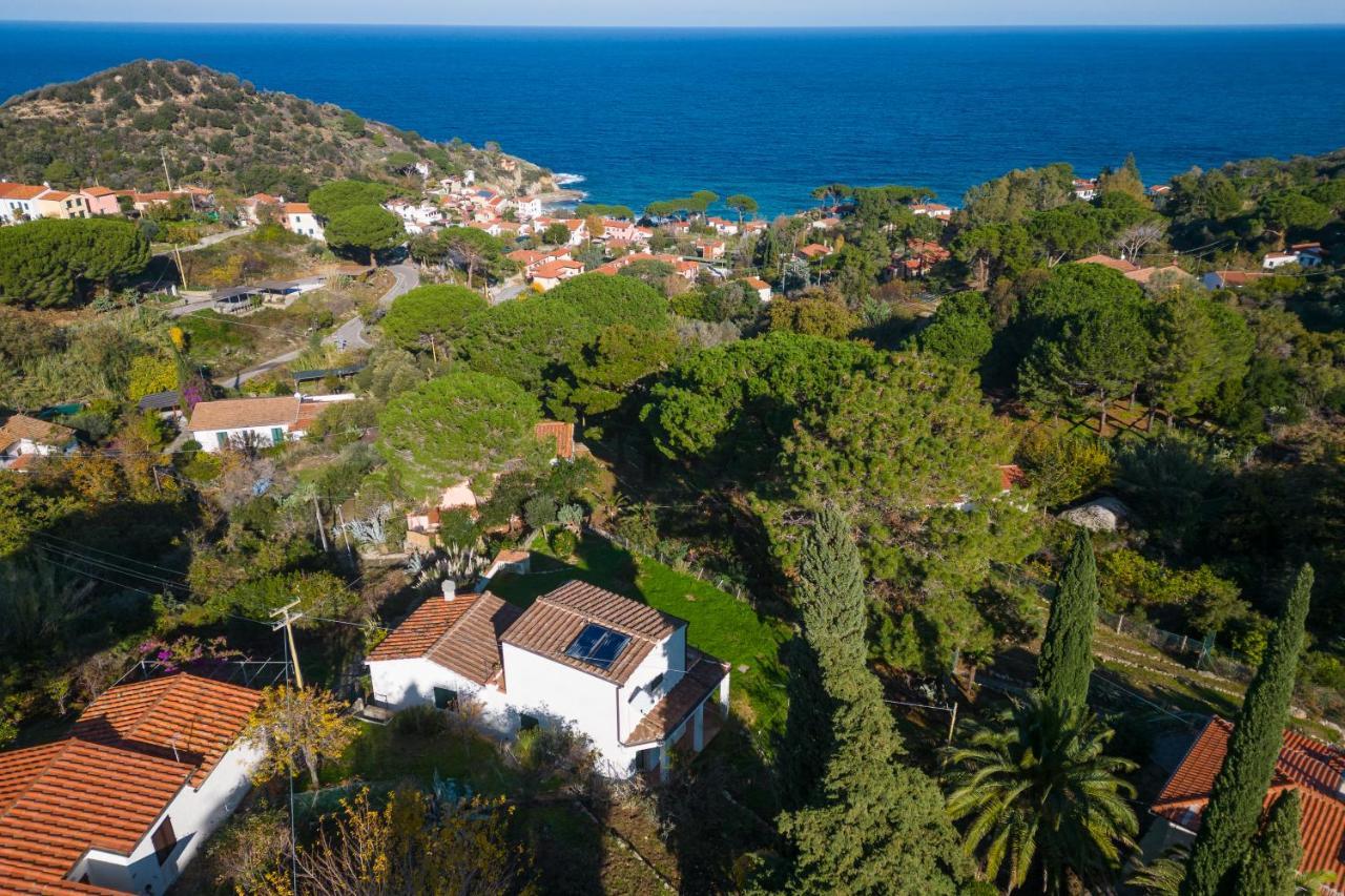 Villa Caterina Quiete E Mare-Goelba SantʼAndrea Buitenkant foto
